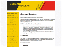 Tablet Screenshot of germanreaders.com